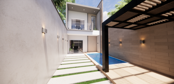 Sobrado com piscina - Terreno 5 x 20 m - Image 9